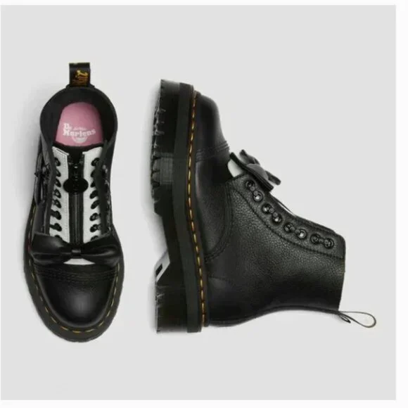 Dr. Martens | Sinclair Lazy Oaf Leather Platform Boots - Picture 3 of 11